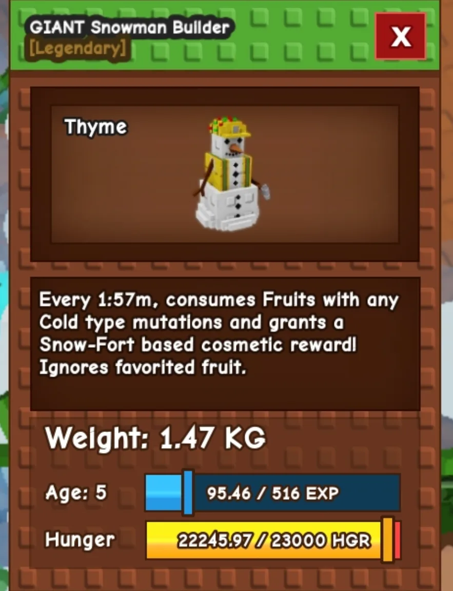 GIANT SNOWMAN BUILDER PET