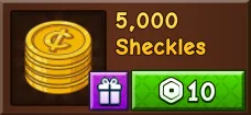 5000 Sheckles 10R