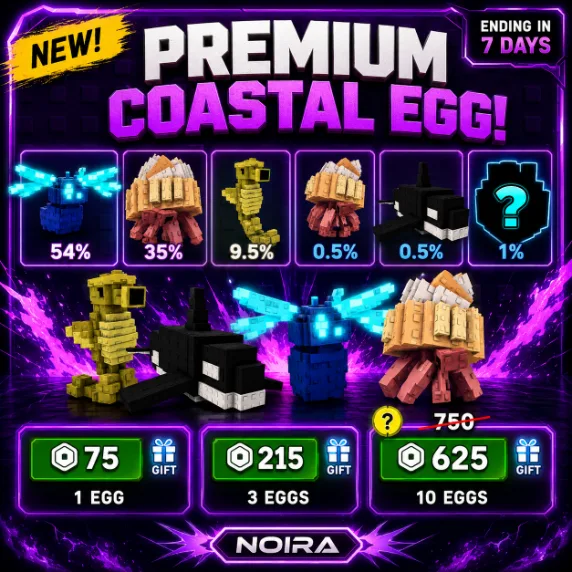 25x Premium Coastal Egg