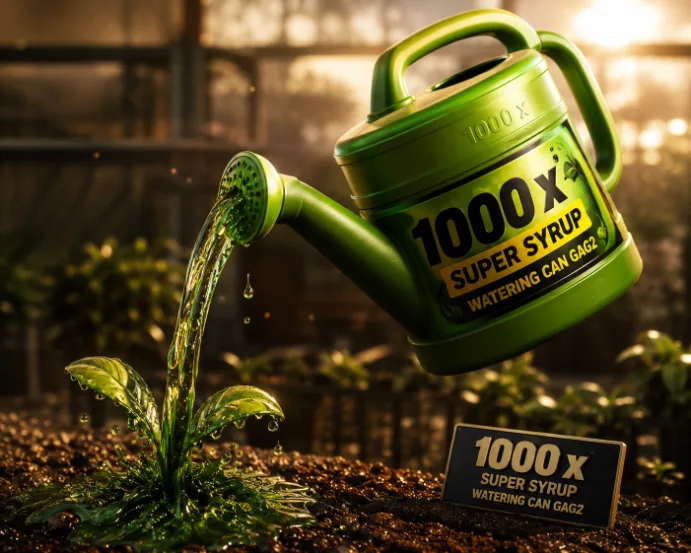 1000X 1K SUPER SYRUP WATERING CAN