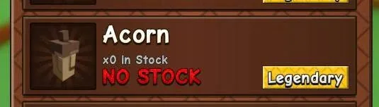 Acorn Seed (Legendary)