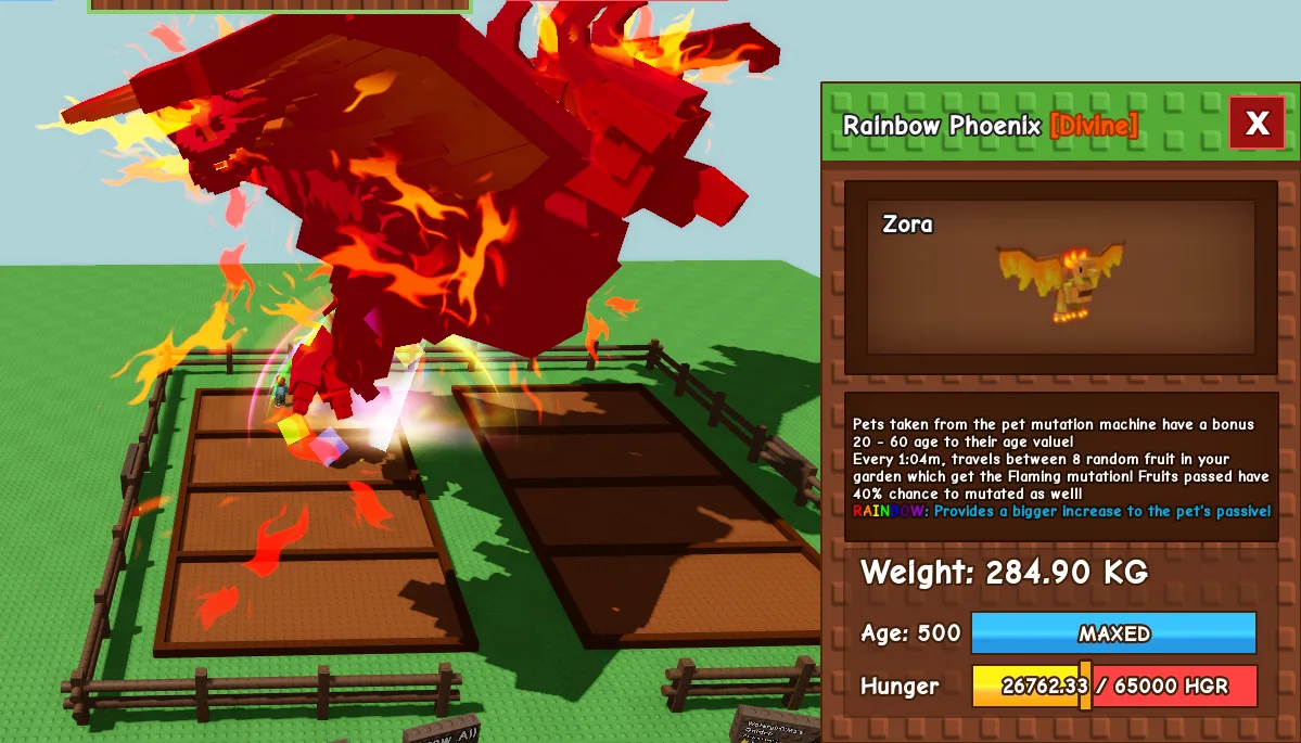 282.27kg+ Rainbow Phoenix