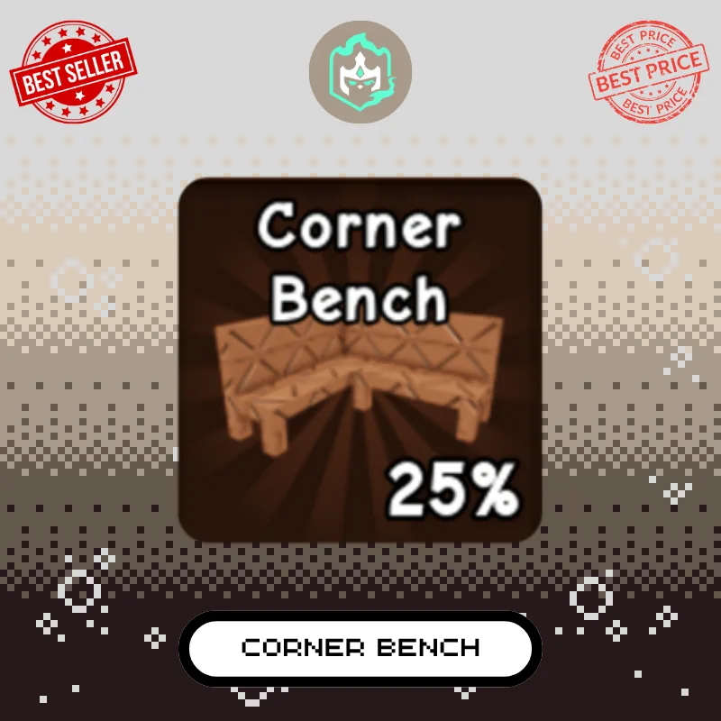 x2 Corner Bench Clean & Safe Guaranteed Instant Delivery