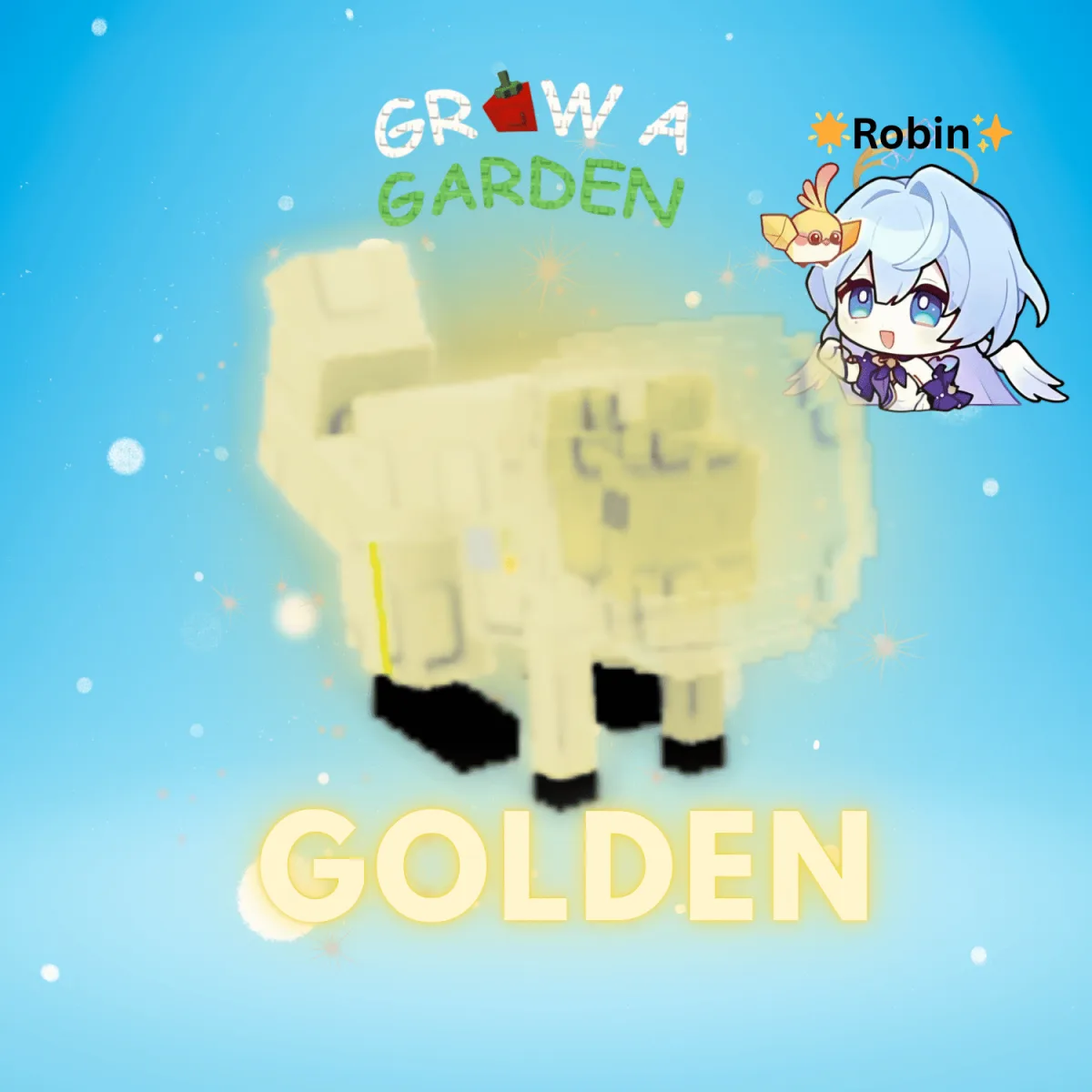 HUGE Golden Space Squirrel - 60-61+KG - Grow a Garden — Account account
