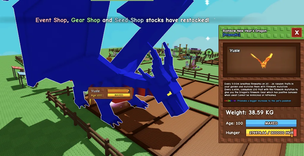 Rainbow New Year's Dragon 38.59KG