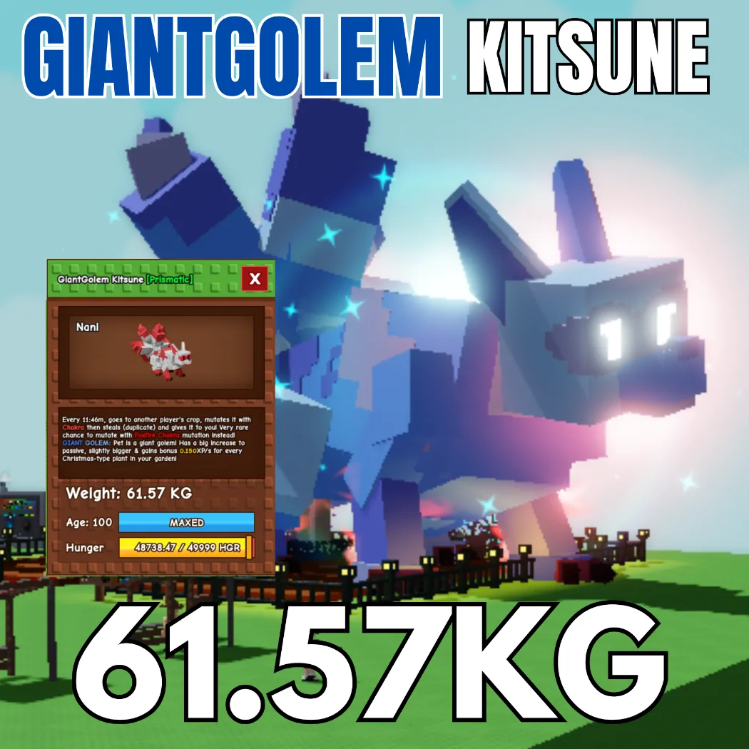 Huge GiantGolem Kitsune Huge Rkit 61.57KG INSTANT DELIVERY — Account account