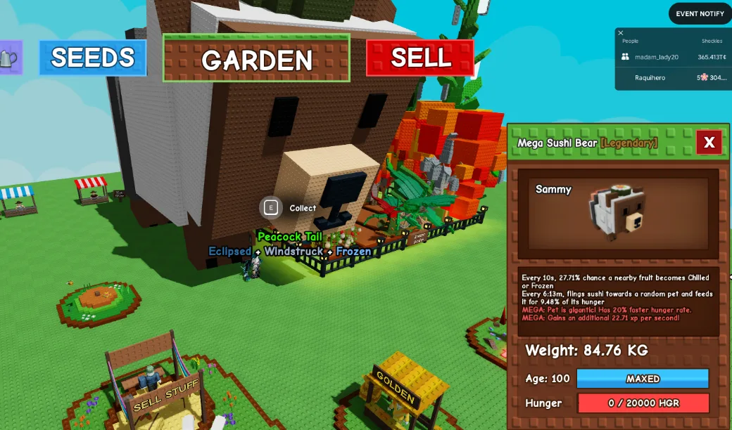 TITANIC HUGE GIANT MEGA SUSHI BEAR (MEGA MUTATION) 392.96KG 500AGE 84+kg based // CLEAN // CHEAP // RARE // RUSH