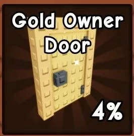 GOLD OWNER DOOR x1 GROW A GARDEN 2 FAST DELIVERY ! CHEAPEST ! (VIA MAILBOX) (Legendary)