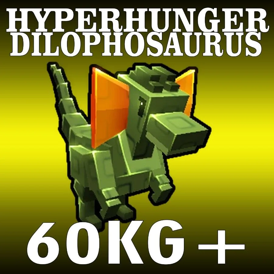 Huge HyperHunger Dilophosaurus 60KG+ Huge Dilo INSTANT DELIVERY — Account account