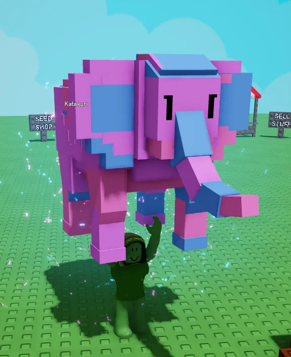 ULTRA RARE Blossoming Carnival Elephant (Unobtainable Mutation)