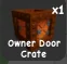 OWNER DOOR CRATE X1 GROW A GARDEN 2 INSTANT DELIVERY (Legendary) — Account account