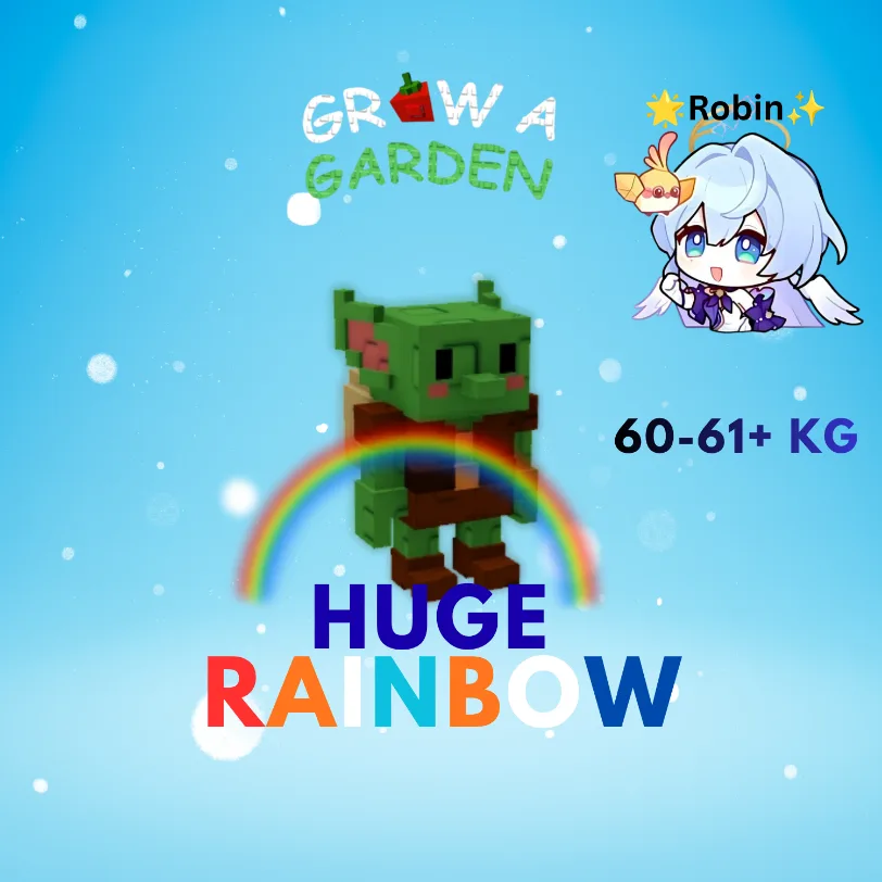 HUGE Rainbow Goblin - 60-61+KG - Age 100 - Grow a Garden