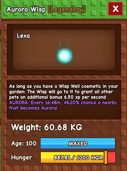 60kg+ AURORA WISP