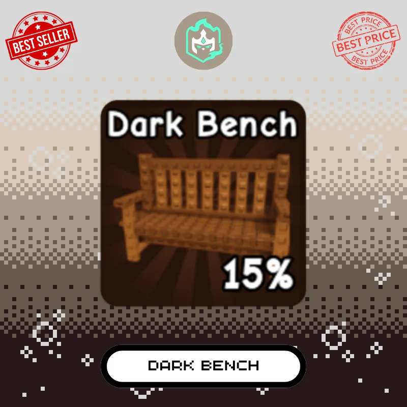 x2 Dark Bench Clean & Safe Guaranteed Instant Delivery