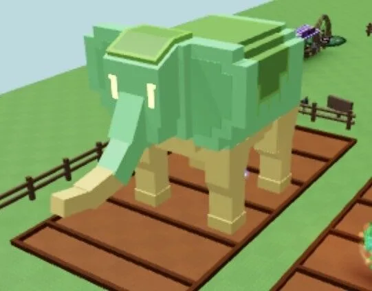 Huge Everchanted Carnival Elephant 38.72kg Age 100 Lea (L) — Account account