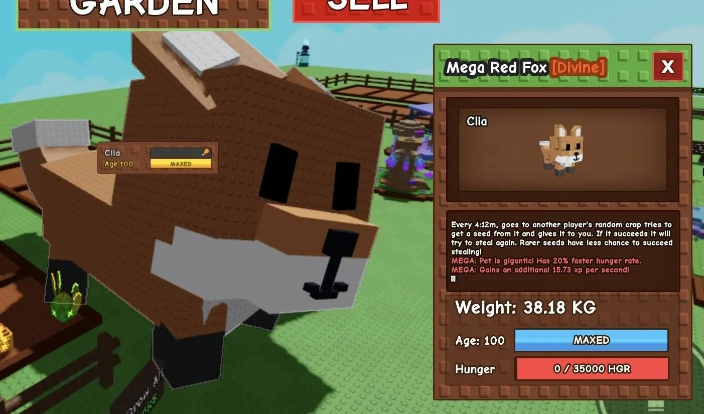 Huge MEGA Red Fox - 38.18 KG (Age 100)