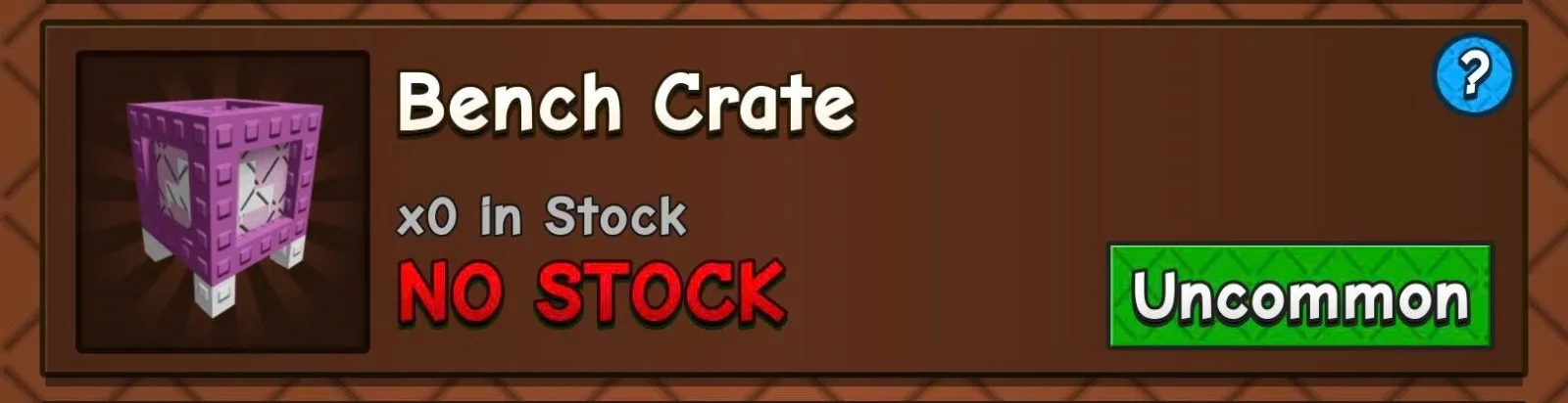 x1 Bench Crate Grow A Garden2 Have Stock888