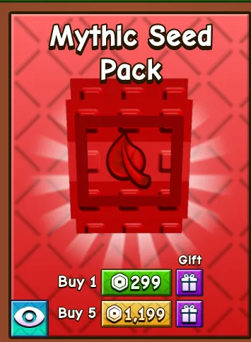 x1 Mythic Seed Pack