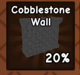 x1 Cobblestone Wall