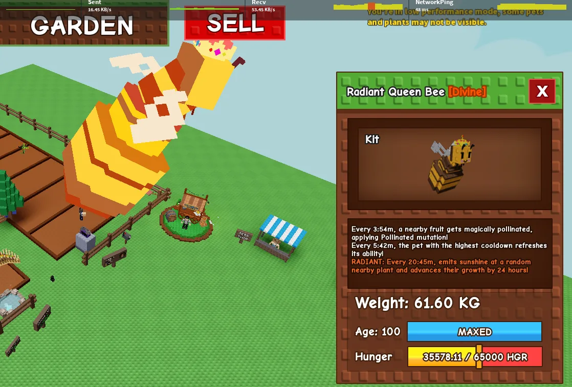 60kg+ Radiant Queen Bee super handsome and cute