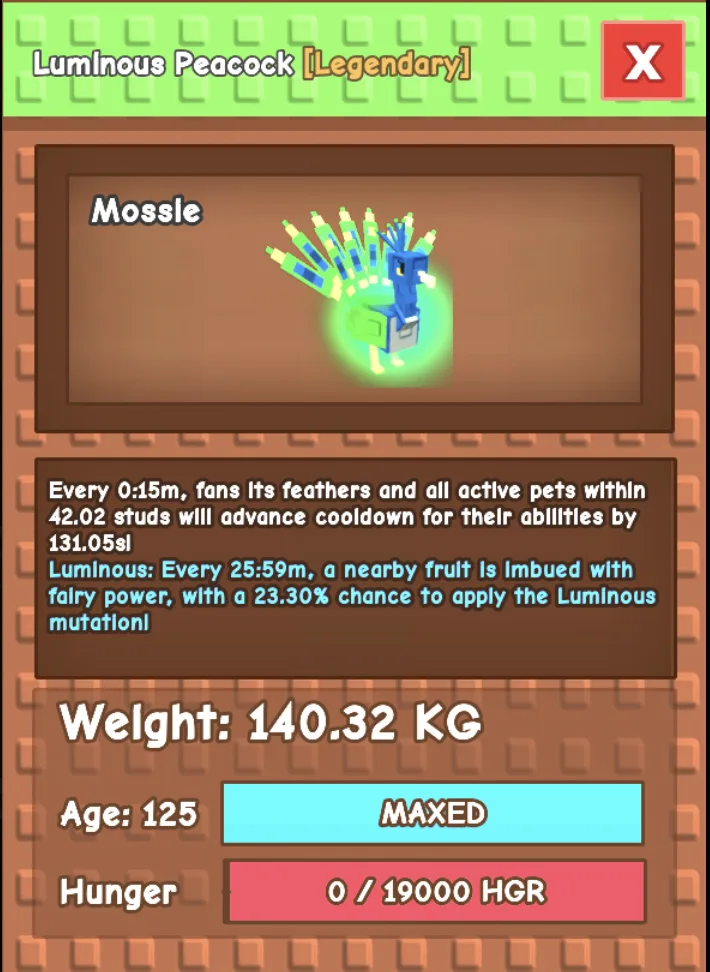 Luminous Peacock — Account account