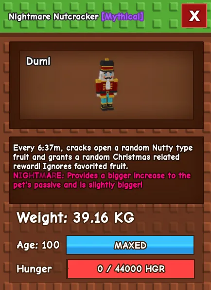 CHEAP 39kg Nightmare Nutcracker! Fast Delivery