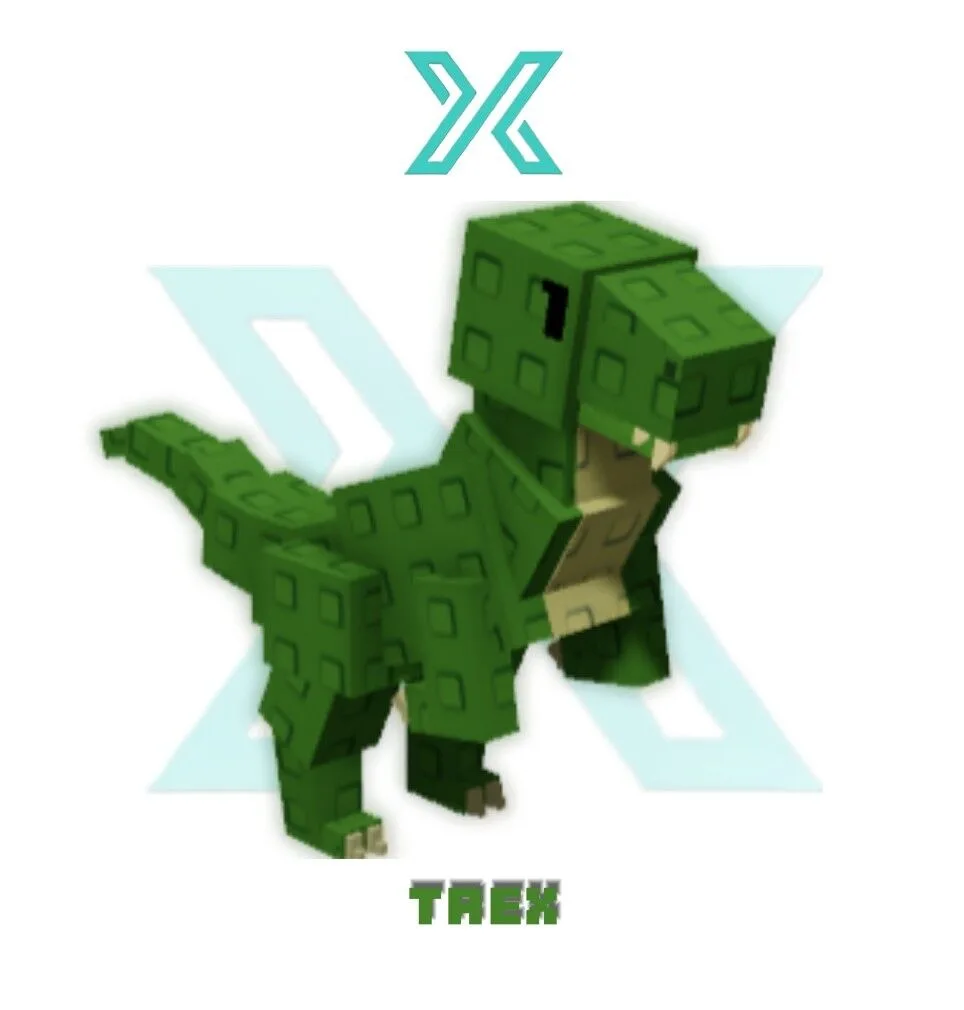 2x T-Rex Grow a Garden