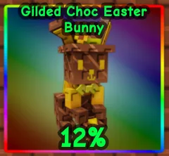 GILDED CHOC EASTER BUNNY NEW PET CHEAPEST — Account account