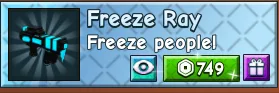 FREEZE RAY 749 RBX — Account account
