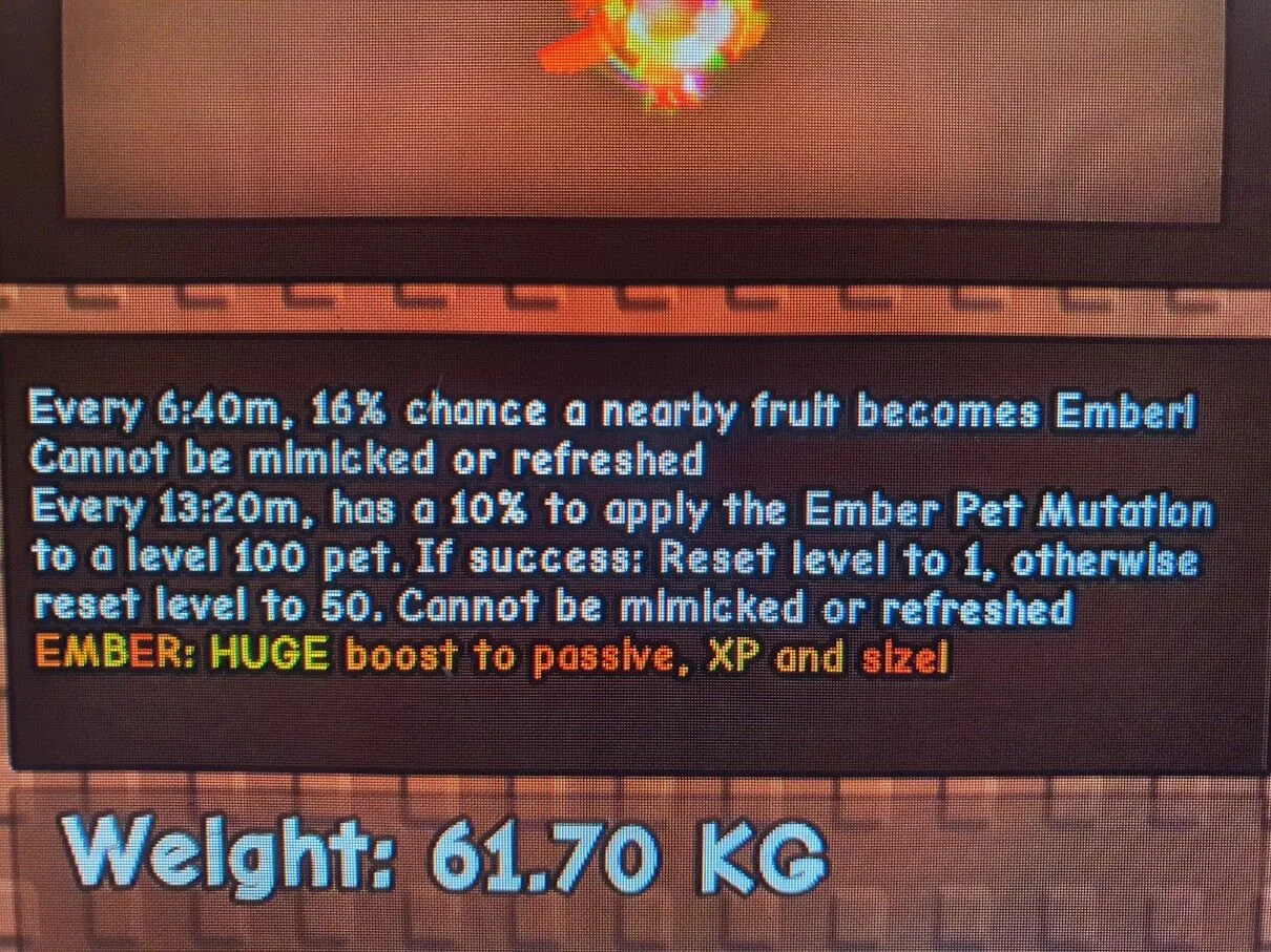 EMBER MUTATION SERVICE BEST MUTATION IN GAME WITH 32 PERCENT BOOST READ DESCRIPTION — Account account