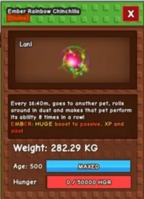 RBH CHINCHILLA 280KG+ ON HOLD INSTANT DELIVERY !