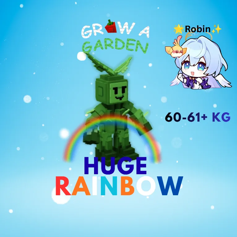 HUGE Rainbow Green Bean - 60-61+KG - Grow a Garden - Instan 10x Fruit Size — Account account