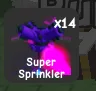 1x Super Sprinkler — Account account