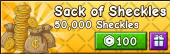 Sack of Sheckles 100R — Account account
