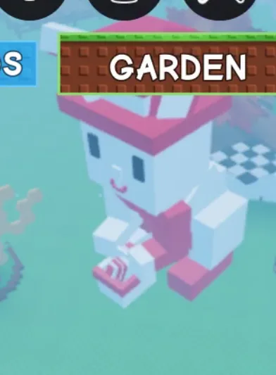 60kg+ PEPPERMINT EASTER BUNNY super handsome ( 60kg+ at level 100, can go to 280kg+ at level 500 max)