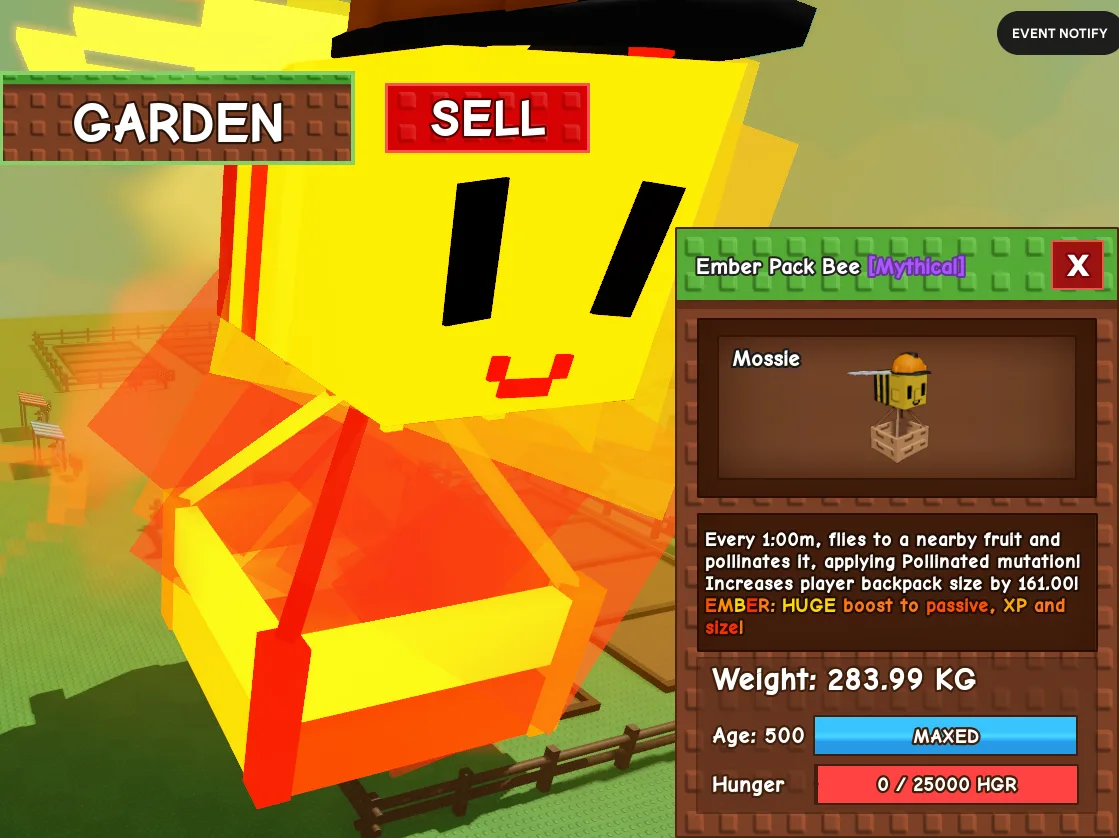 280.56kg+ Ember Pack Bee