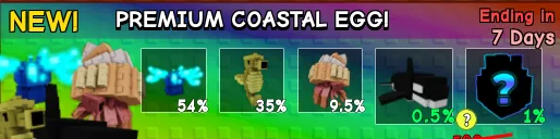 1x Premium Coastal Egg - 159r
