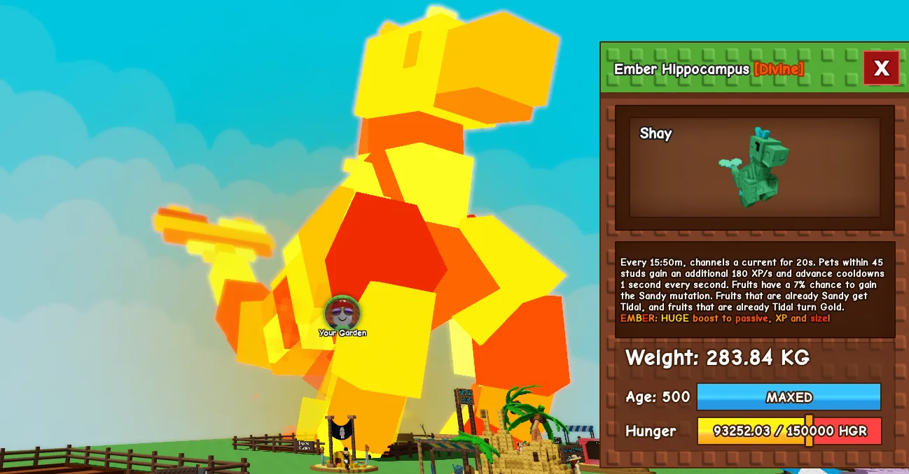 283.67kg+ Ember Hippocampus