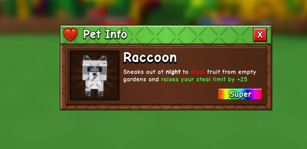 Raccoon (Super)