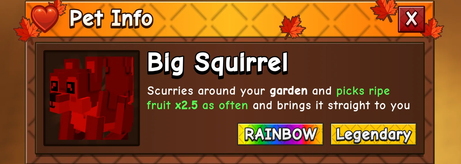 Squirrel (Legendary)