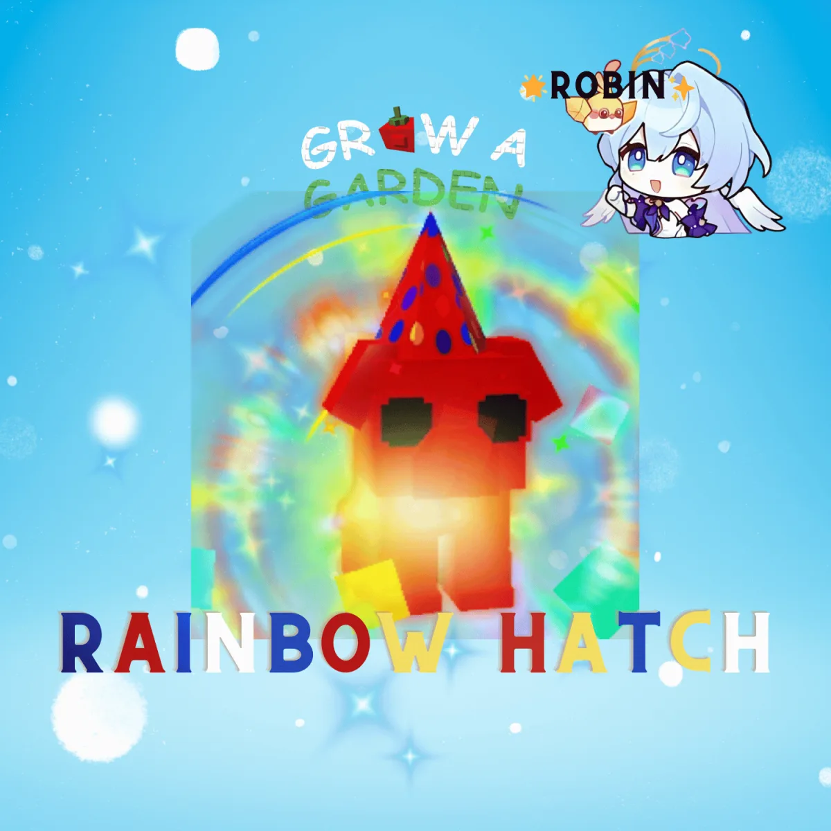 Rainbow Hatch Celebration Puppy - Grow a Garden — Account account