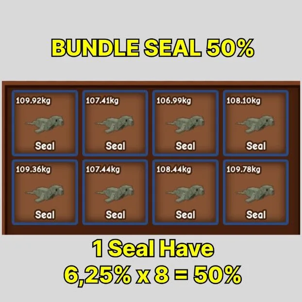 x8 Seal Bundle Seal 50 — Account account