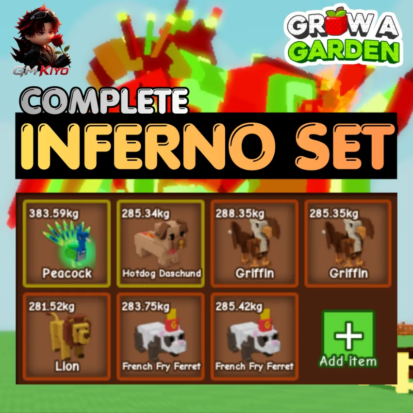 INFERNO Leveling Set Bundle 9 7X Inferno Pets Age 500 INSTANT DELIVERY