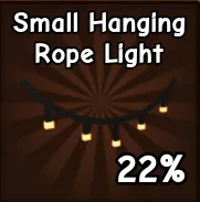 Small Hanging Rope Light