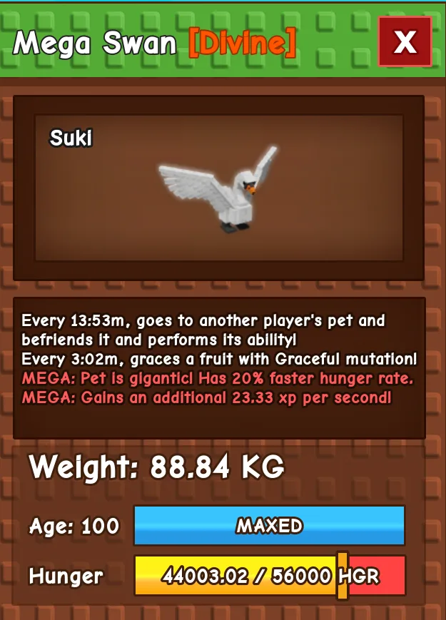 TITANIC MAX Swan AGE 100/ 88.84kg BEST FAST DELIVERY