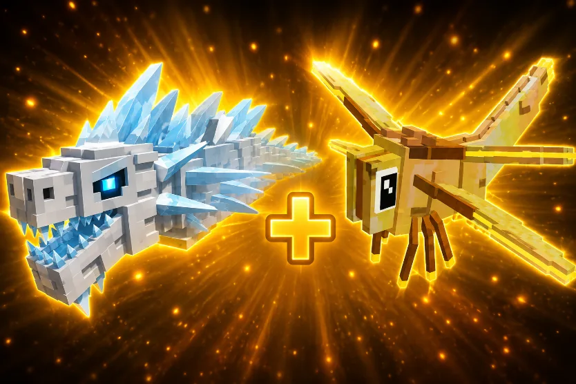 Ice Serpent + Dragonfly Bundle+ 10million sheckles Rare Pets Grow a Garden 2 — Account account