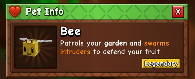 Bee Legenday Pet — Account account