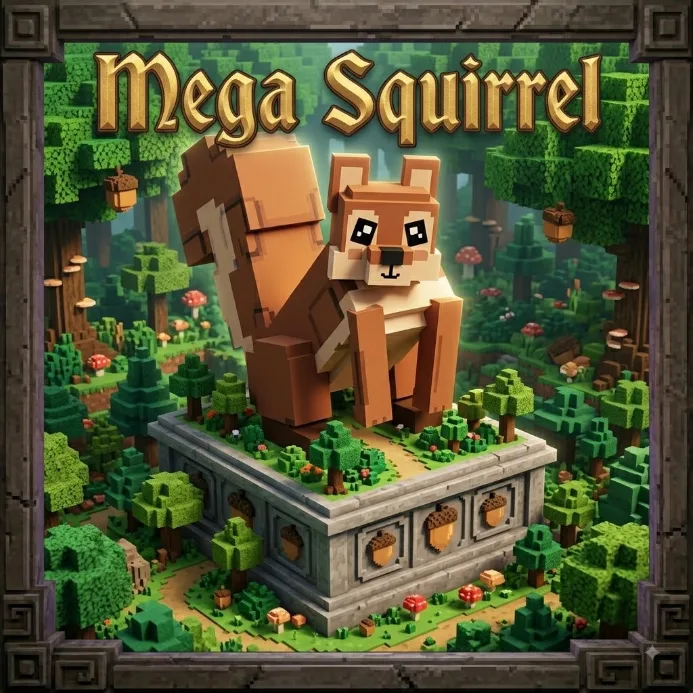 Mega Squirrel // Fall Harvest World // Delivery Mailbox