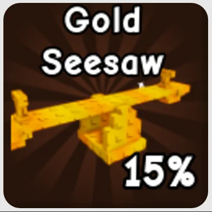 Gold Seesaw Grow a Garden 2 (Legendary)