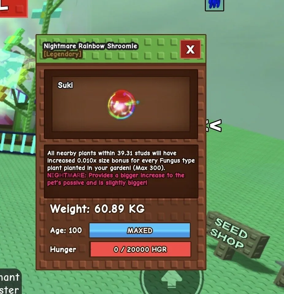 NIGHTMARE RBH SHROOMIE 60kg FOR SALE !! — Account account